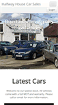 Mobile Screenshot of halfwayhousecarsales.com